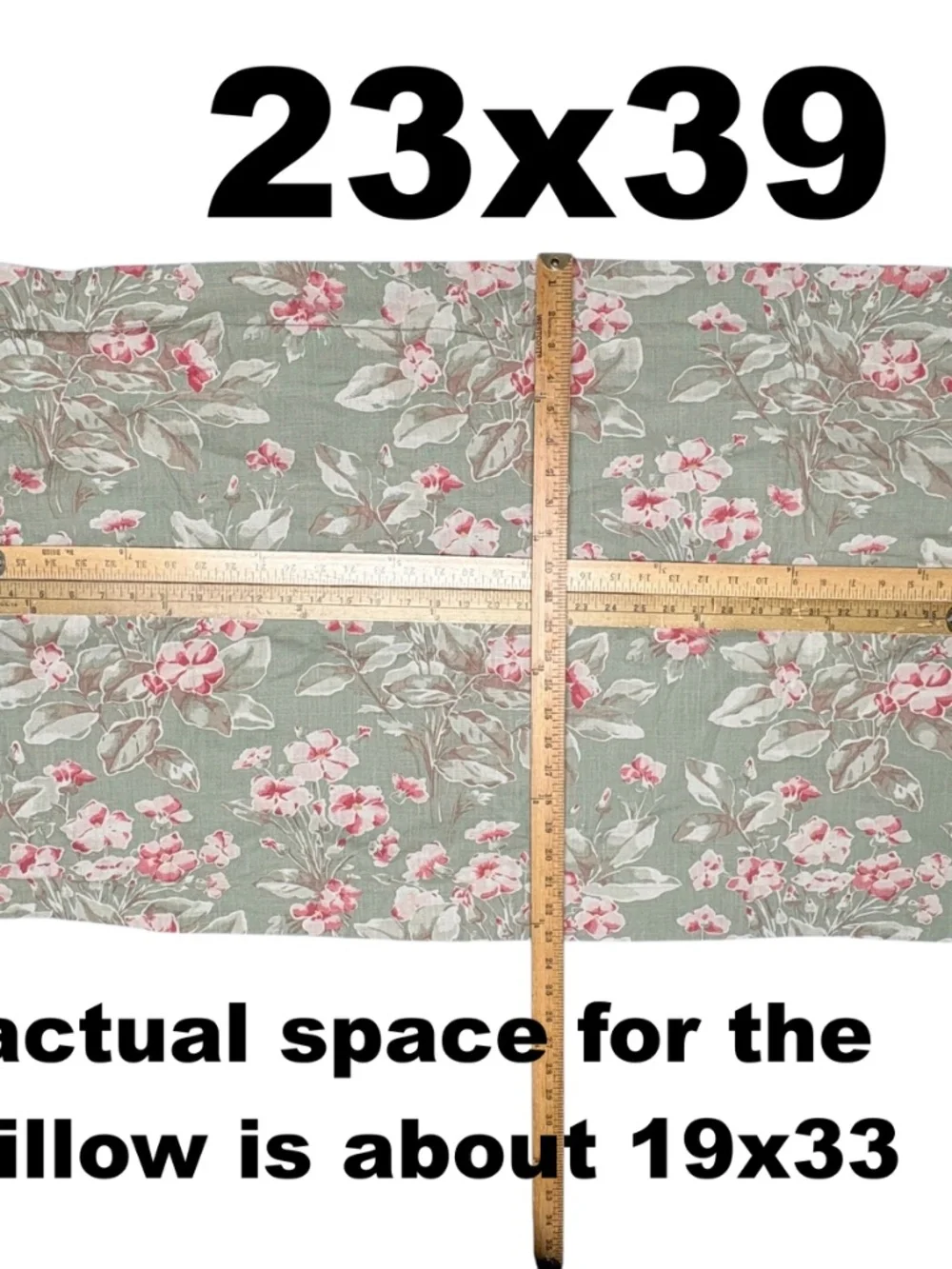 Ralph Lauren Floral Pillow Sham Cotton Cottagecore English Cottage Chintz ONE
